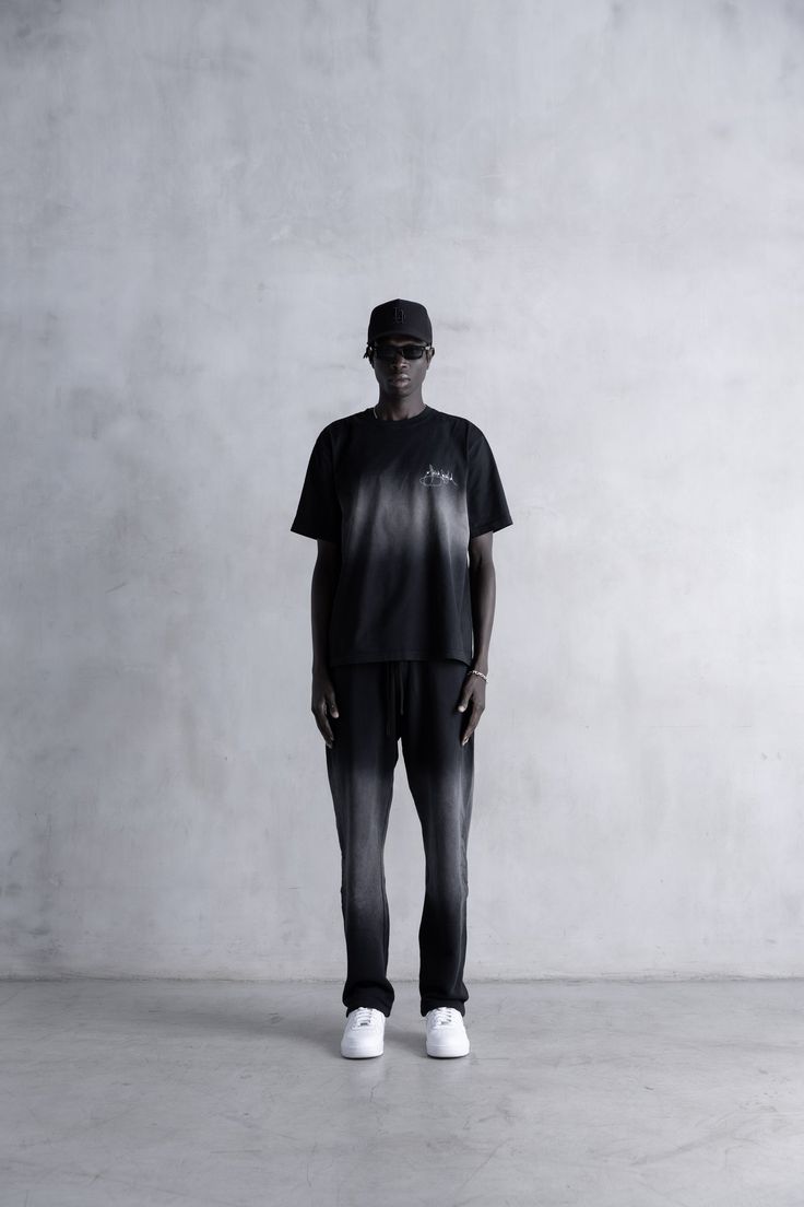 shotb sleeve faded black